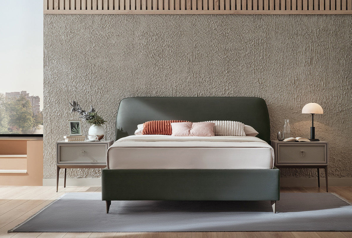 Hera Boxspring met Hoofdbord Fluweel Groen foto 4