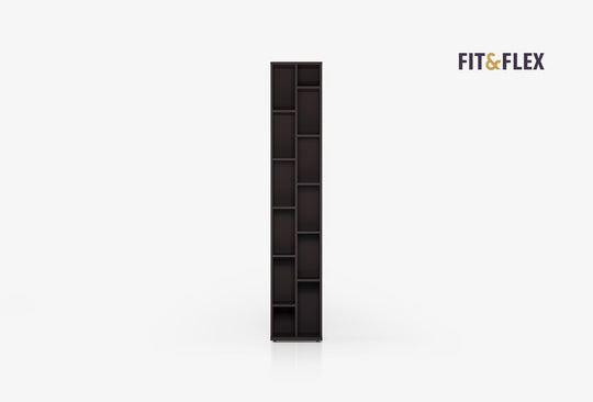 Fit & Flex Boekenkast - Bitter, 40x217 cm (BxH)