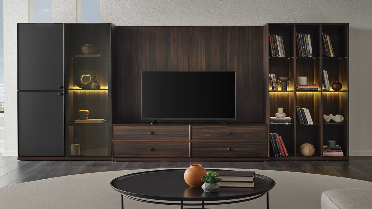 Parma TV Meubel Low Module met Lade, afbeelding 5