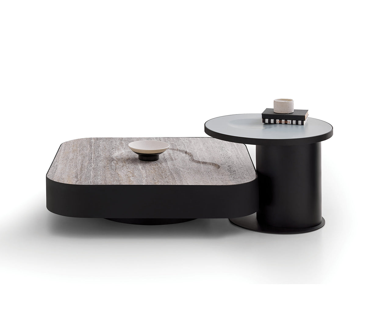 Block Bijzettafel Silk Grijs, afbeelding 5