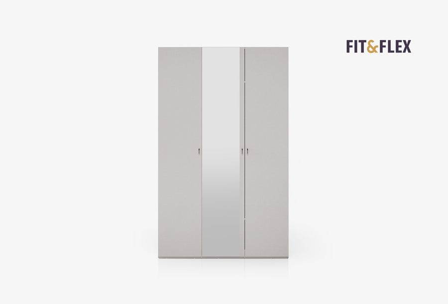 Fit & Flex 3-deurs Kapstok, 134x217 cm (BxH)
