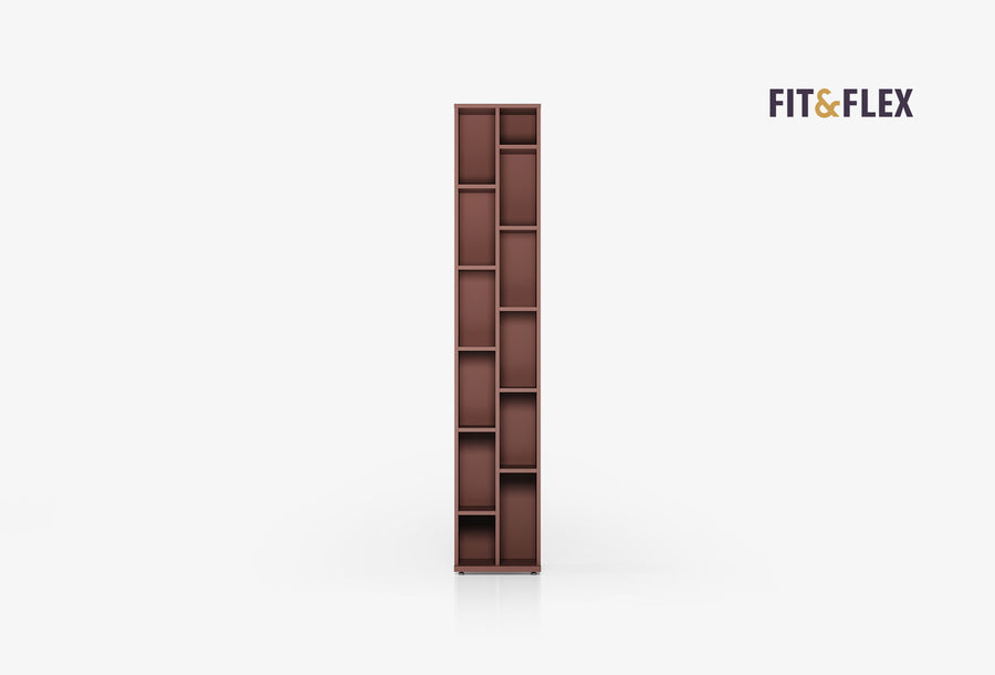 Fit & Flex Boekenkast - Sorbet, 40x217 cm (BxH)