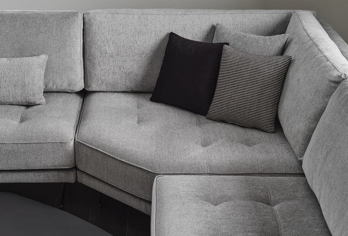Bold Fauteuil Set, Chenille, Grijs