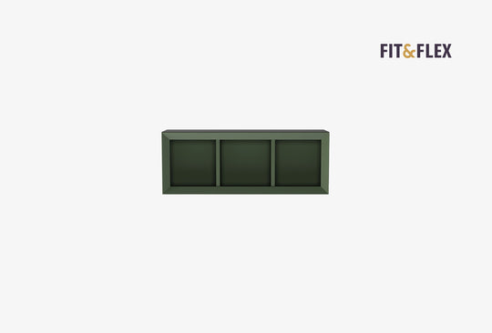 Fit & Flex Wandmodule - Groen, 80x30 cm (BxH)