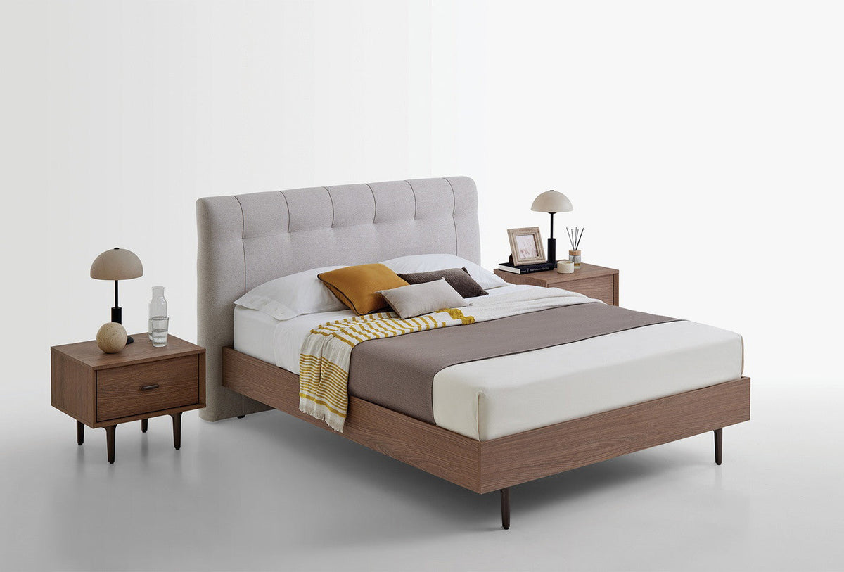 Paloma Bed met Hoofdbord Creme foto 2