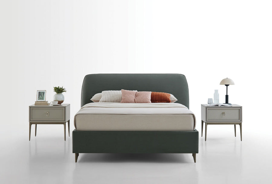 Hera Boxspring met Hoofdbord Fluweel Groen foto 6
