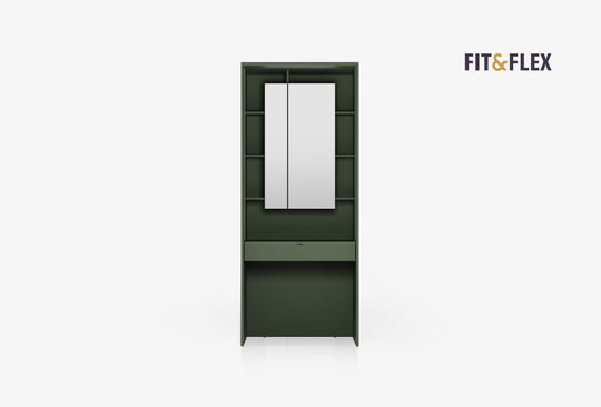 Fit & Flex Multifunctionele Verticale Module - Groen, 90x217 cm (BxH)