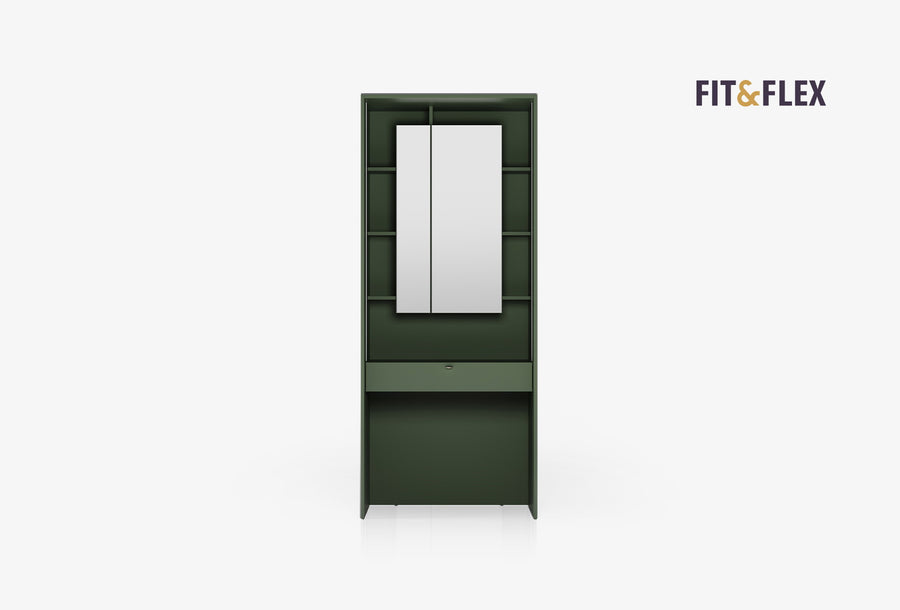 Fit & Flex Multifunctionele Verticale Module - Groen, 90x217 cm (BxH)