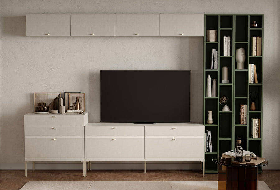 Fit & Flex Wandmodule met Klapdeur, 120x30 cm (BxH)