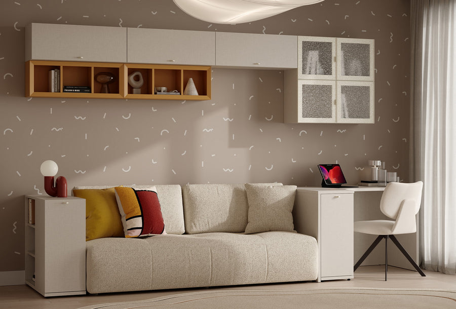 Fit & Flex Wandmodule met 4 Deuren, 80x80 cm (BxH)