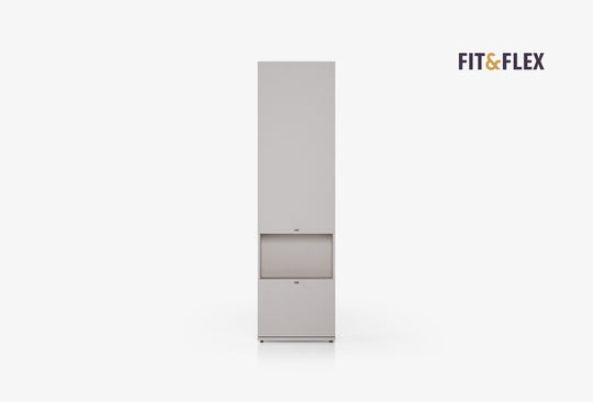Fit & Flex 2-deurs Boekenkast, 60x217 cm (BxH)