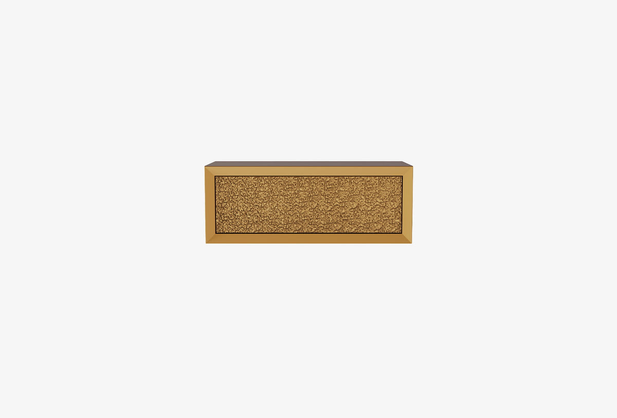 Fit & Flex Wandmodule met Lade - Geel, 80x30 cm (BxH)