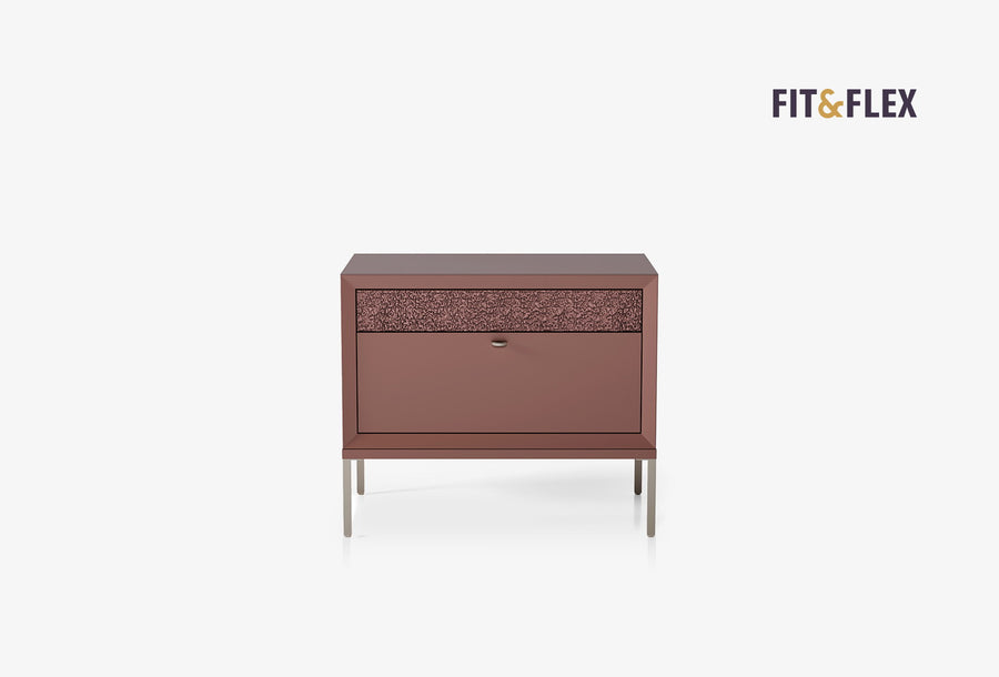 Fit & Flex 2 met Lade met Poten Module - Sorbet, 80x67 cm (BxH)