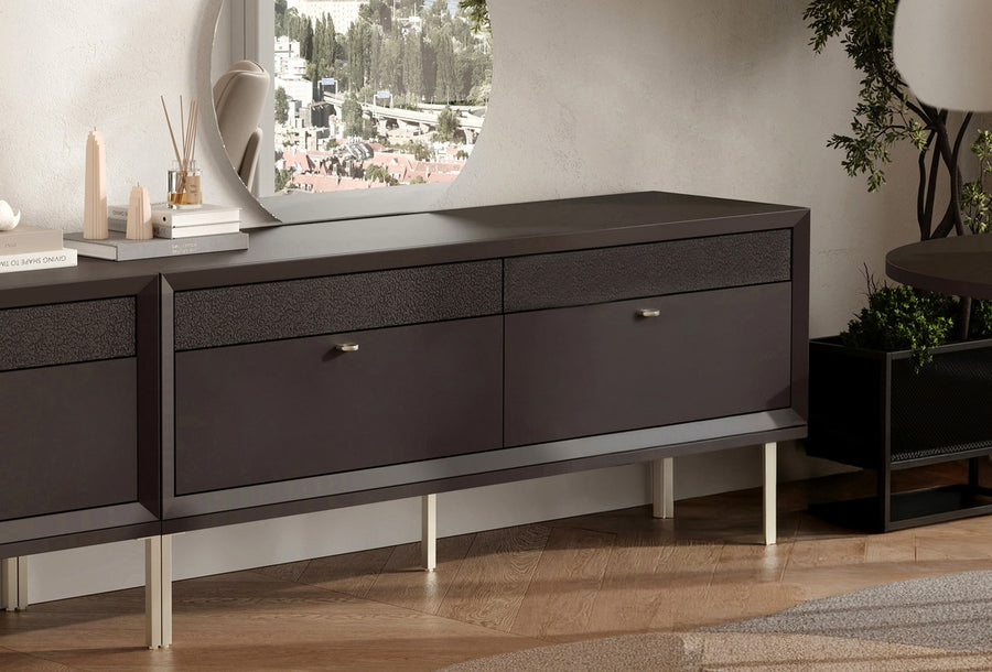 Fit & Flex 4 met Lade met Poten Module - Bitter, 160x67 cm (BxH)