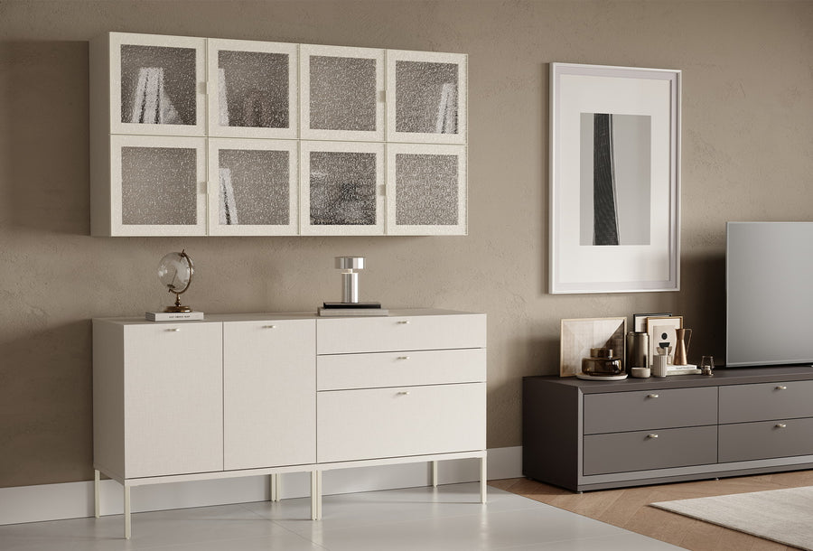 Fit & Flex Wandmodule met 4 Deuren, 80x80 cm (BxH)