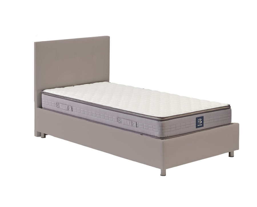 Yatas Bedding | Somni Baza Incl. Hoofdbord en Matras 3 in 1 Set | Boxsprings | Met Opbergruimte