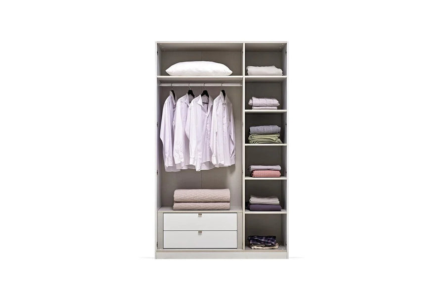 Legato Draaideurkast 3-Deurs Wit