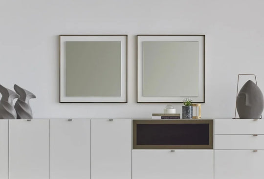 Legato Spiegel Dressoir Kast Wit 70x70