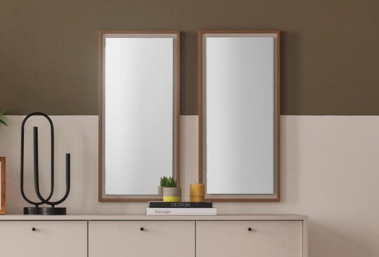 Loreto Spiegel Dressoir Kast 90x80 (set van 2)