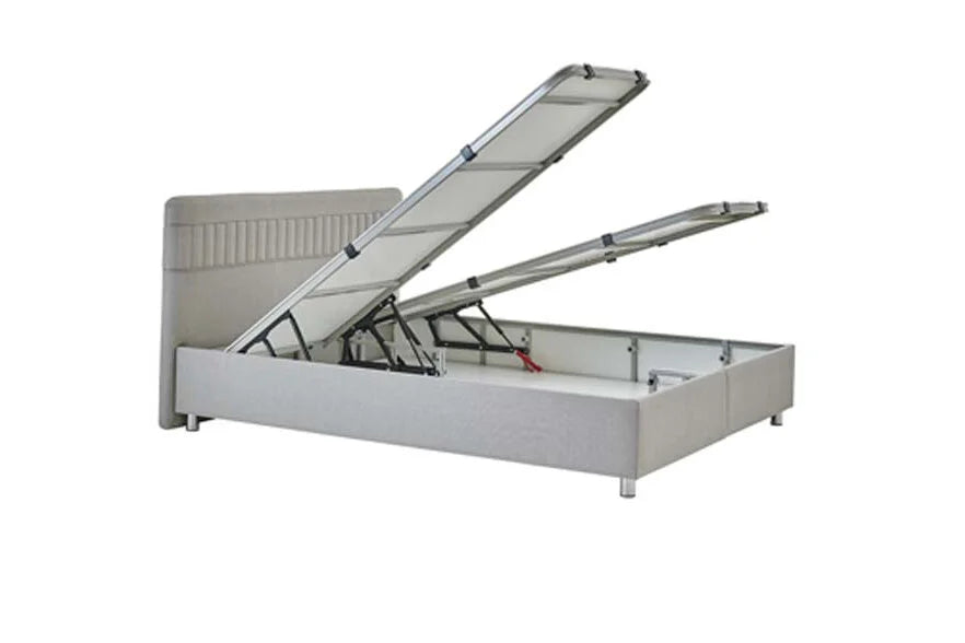 Yatas Bedding | Somni Baza Incl. Nano Hoofdbord 2 in 1 Set | Boxsprings | Met Opbergruimte