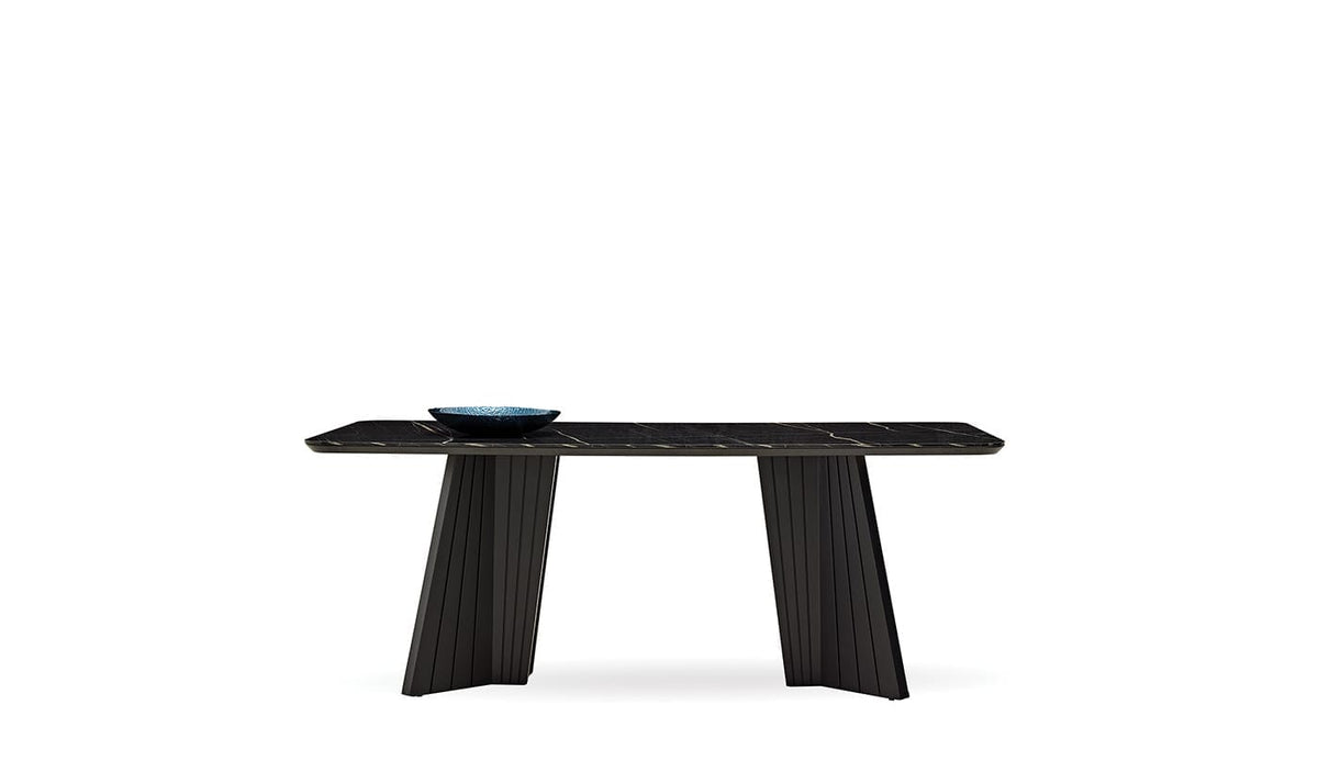 Riga Eettafel Zwart 160-200x90