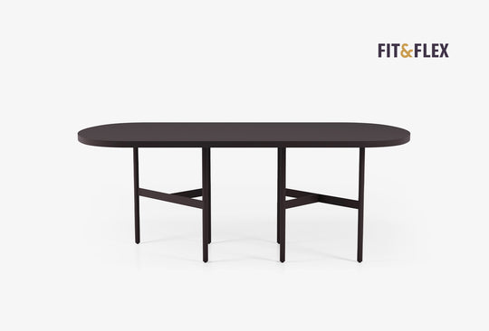Fit & Flex Eettafel 8-10 Personen, 200x100 cm (BxD)