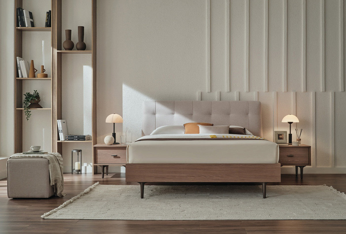 Paloma Bed met Hoofdbord Creme foto 4