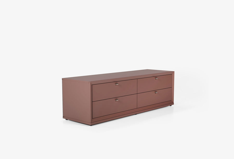 Fit & Flex 4 met Lade met Bedbodem Module - Sorbet, 160x49 cm (BxH)