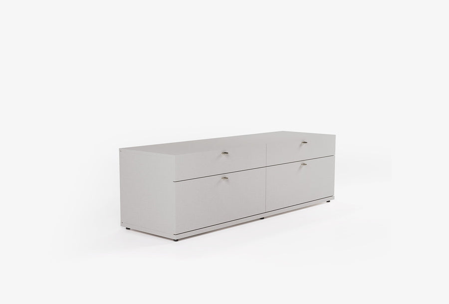 Fit & Flex 4 met Lade met Bedbodem Module - Linnen, 160x49 cm (BxH)