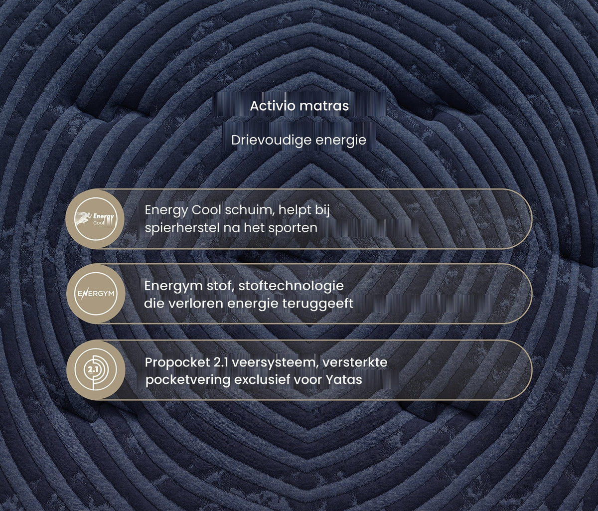 Activio Pocketvering Matras van Yatas Bedding, afbeelding 5