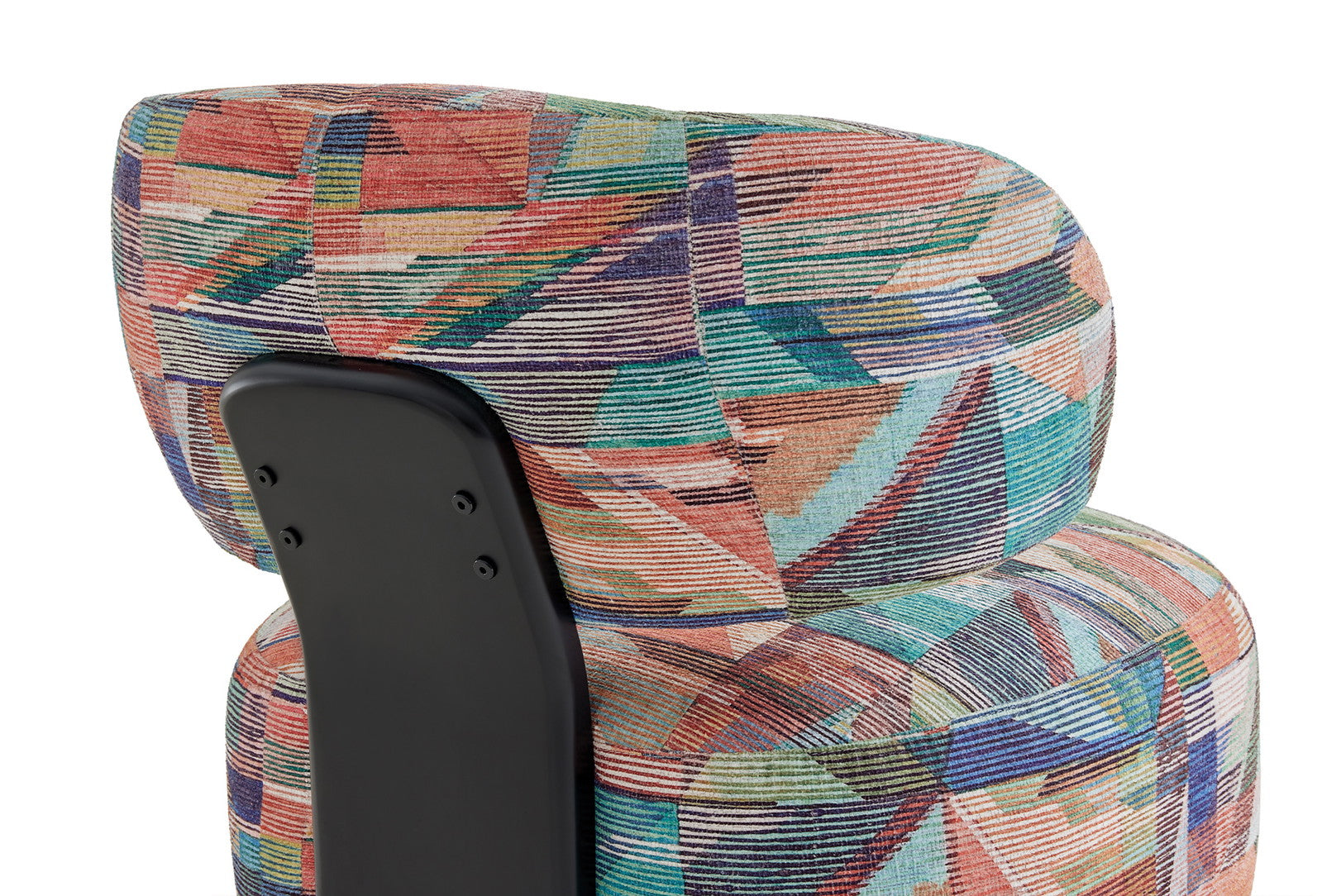 Soho Fauteuil - Draaibaar met Poten, Geweven Stof, Paars Khaki