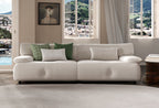 Block Visions 3-zits met Slaapfunctie Fauteuil, Chenille, Wit