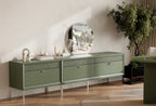 Fit & Flex 4 met Lade met Poten Module - Groen, 160x67 cm (BxH)