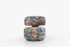 Soho Fauteuil - Draaibaar met Poten, Geweven Stof, Paars Khaki