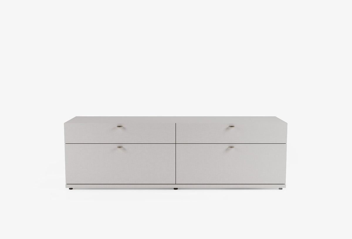 Fit & Flex 4 met Lade met Bedbodem Module - Linnen, 160x49 cm (BxH)