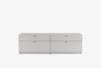 Fit & Flex 4 met Lade met Bedbodem Module - Linnen, 160x49 cm (BxH)