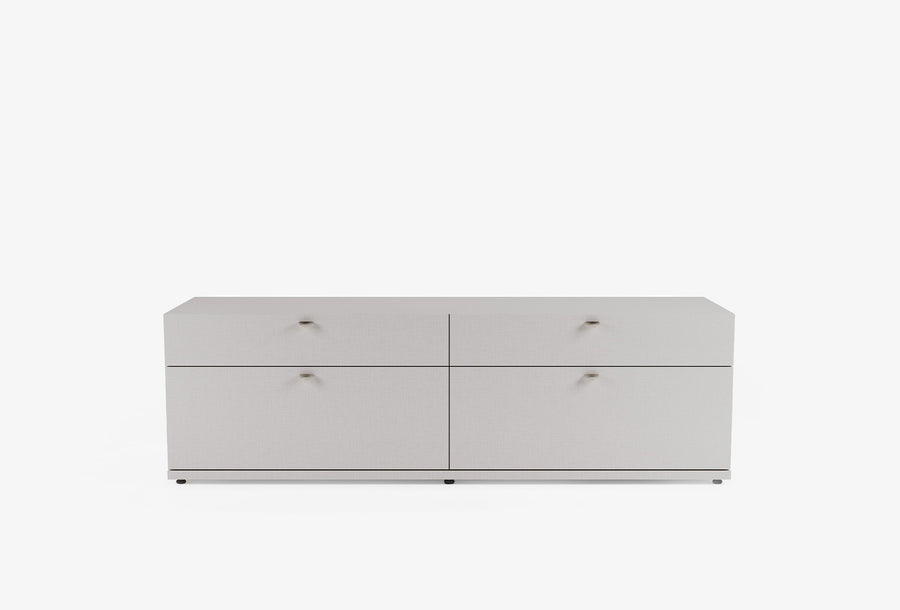 Fit & Flex 4 met Lade met Bedbodem Module - Linnen, 160x49 cm (BxH)