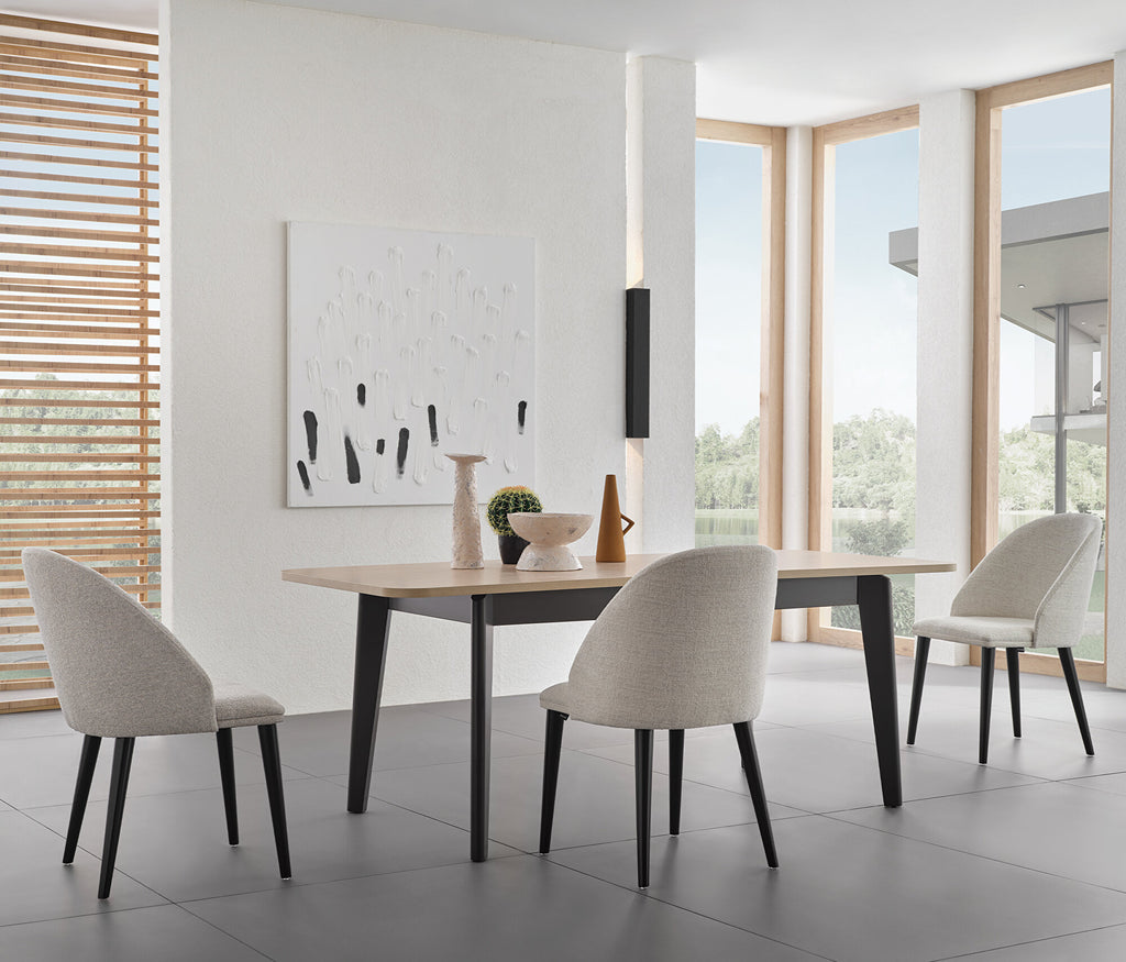 Terra Uitschuifbare Eettafel - Houten Poot, afbeelding 2