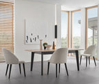 Terra Uitschuifbare Eettafel - Houten Poot, afbeelding 2