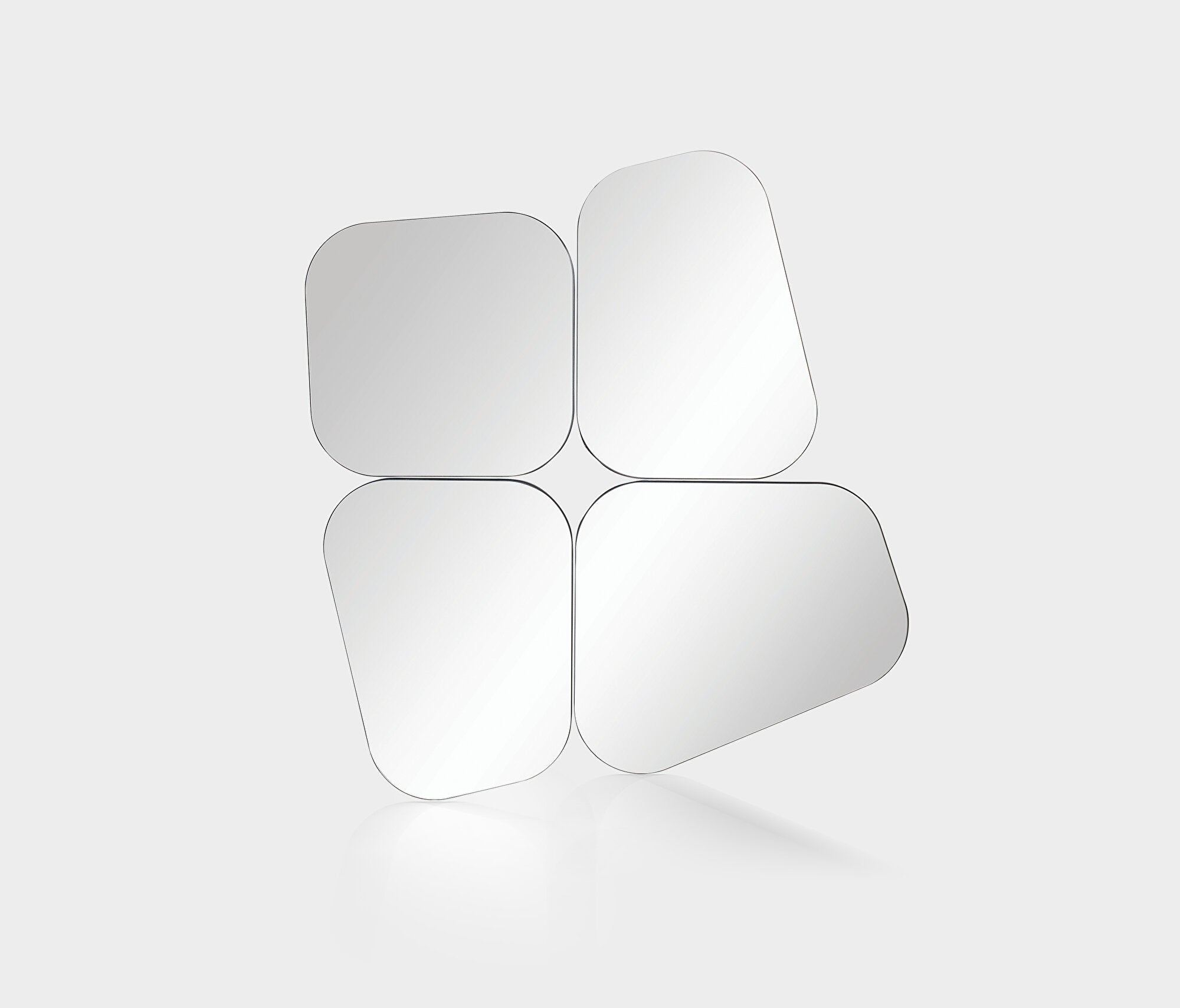 Terra Dressoir - Ladekast Spiegel - Amorf Form - Set OF 4, afbeelding 2