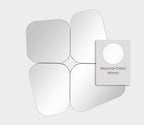 Terra Dressoir - Ladekast Spiegel - Amorf Form - Set OF 4 van Enza Home