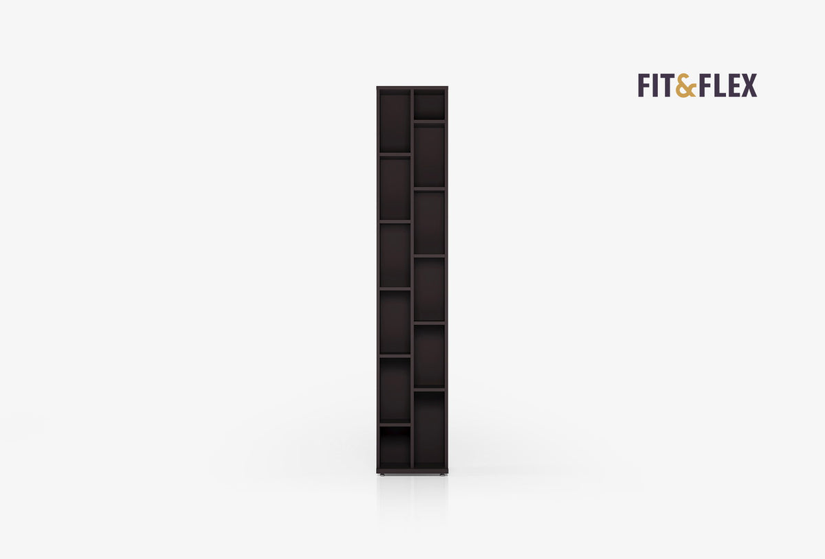 Fit & Flex Boekenkast - Bitter, 40x217 cm (BxH)