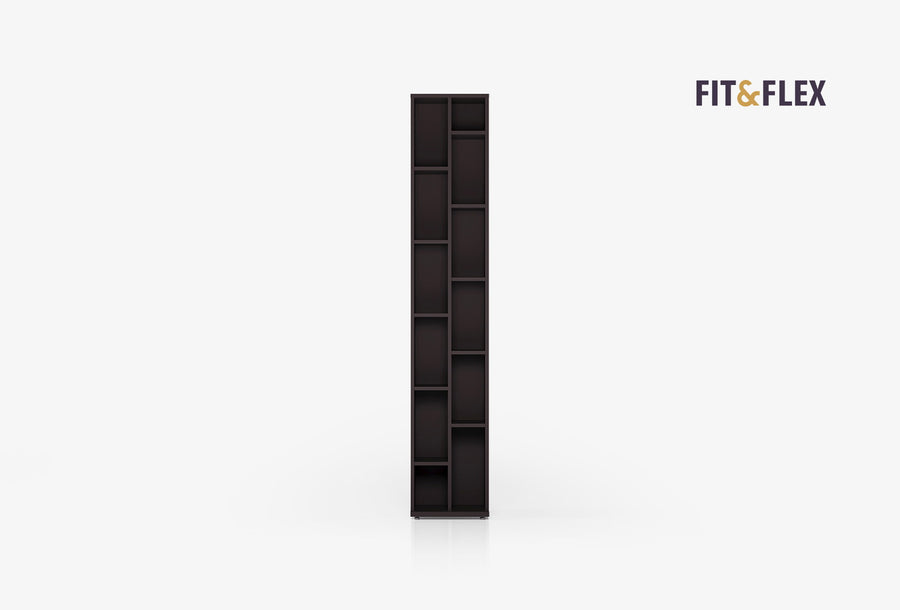 Fit & Flex Boekenkast - Bitter, 40x217 cm (BxH)