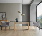 Austin Ellipse Eettafel Oak met Glass Surface, afbeelding 3
