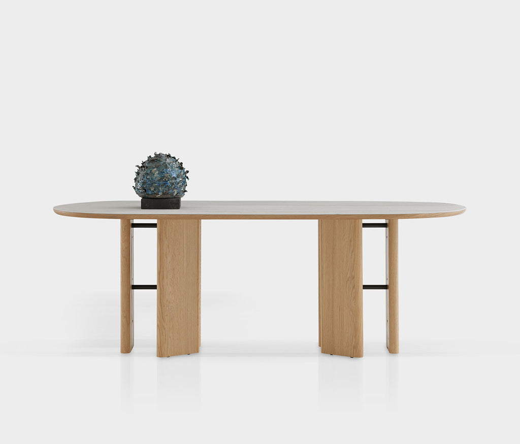 Austin Ellipse Eettafel Oak - Ceramic Surface, afbeelding 2