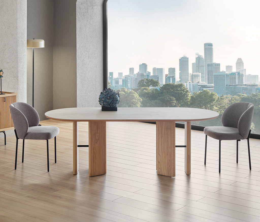Austin Ellipse Eettafel Oak - Ceramic Surface, afbeelding 4