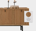 Austin Dressoir Eiken van Enza Home, licht eiken