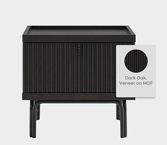 Austin Nachtkast Donker Eiken van Enza Home