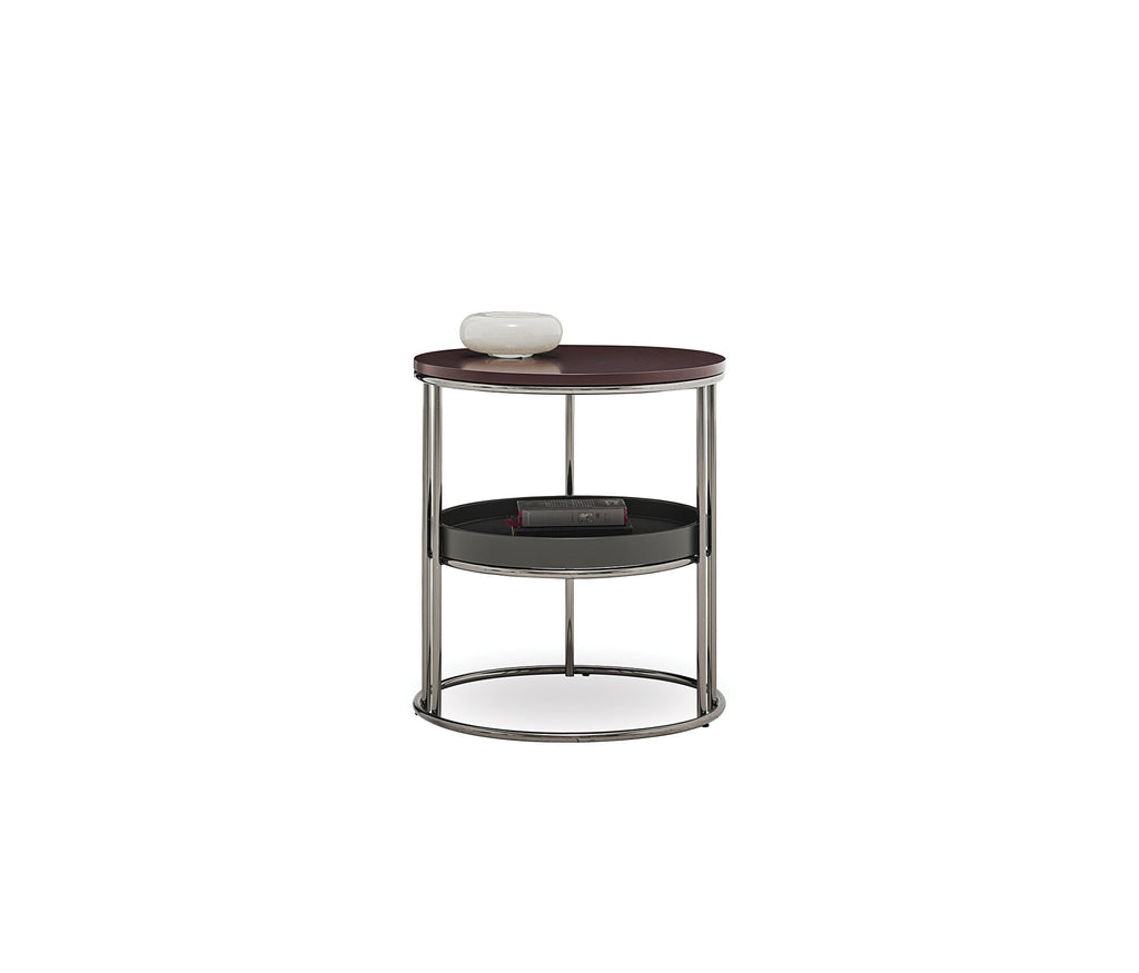 Pera 2-TIER Bijzettafel - Burgundy, afbeelding 3
