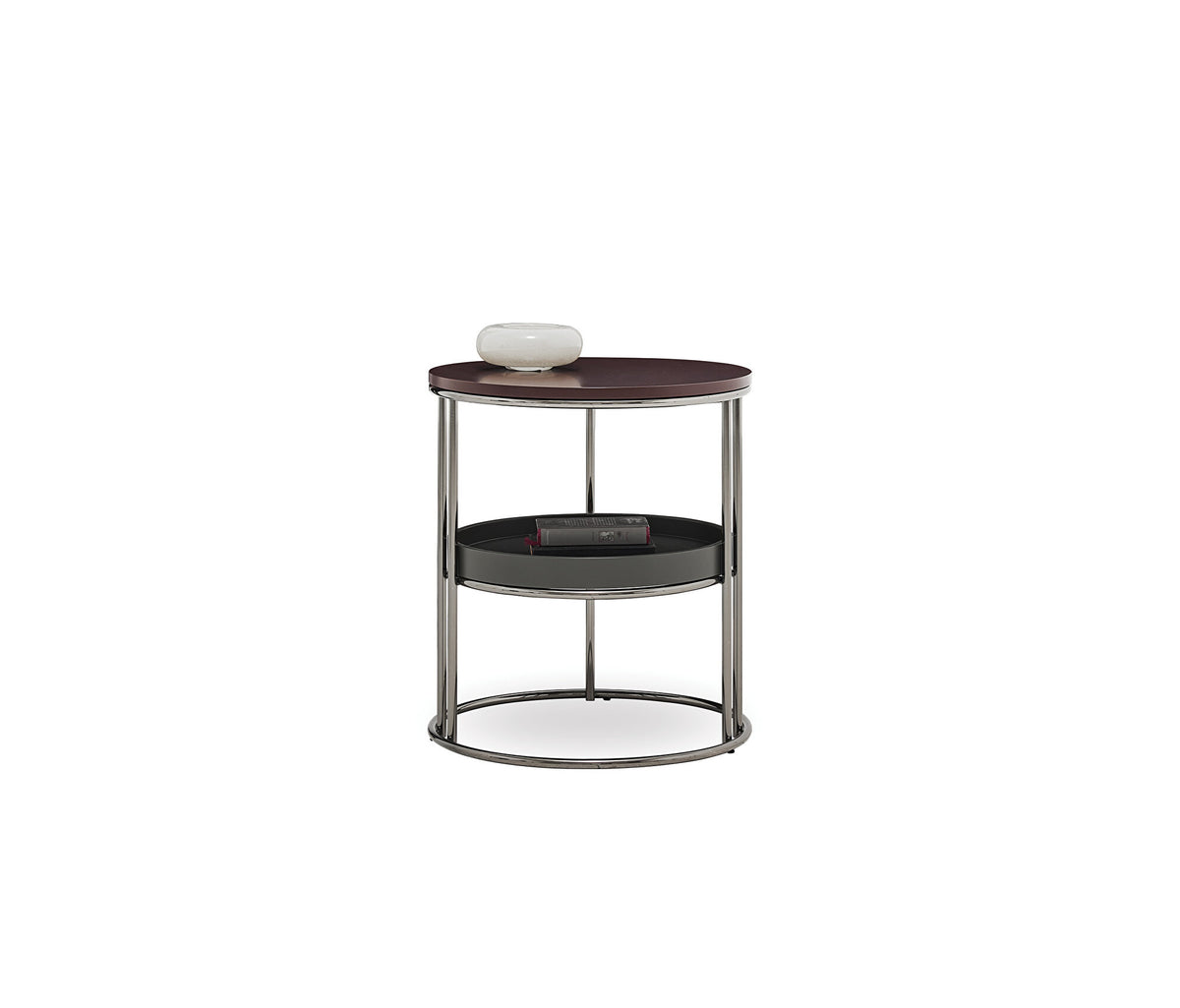 Pera 2-TIER Bijzettafel - Burgundy, afbeelding 3